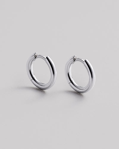 Orecchini in argento THE HOOP S