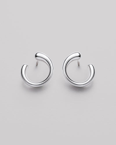 Silver stud earrings ARC