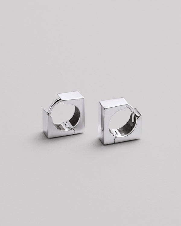 Boucles d'oreilles argent AUSTERE