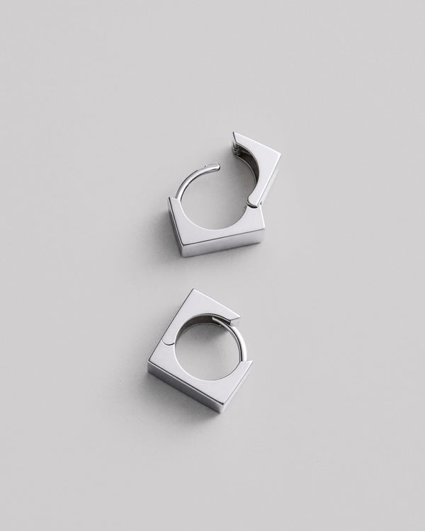 Boucles d'oreilles argent AUSTERE