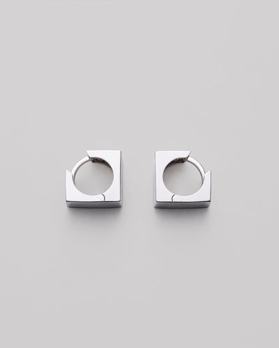Silver earrings AUSTERE