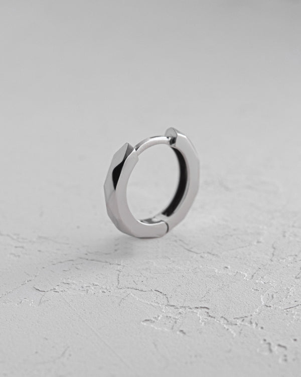 14k white gold single earring FLASH
