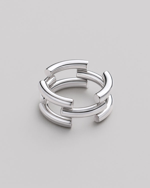 Bague en argent DYNAMIQUE