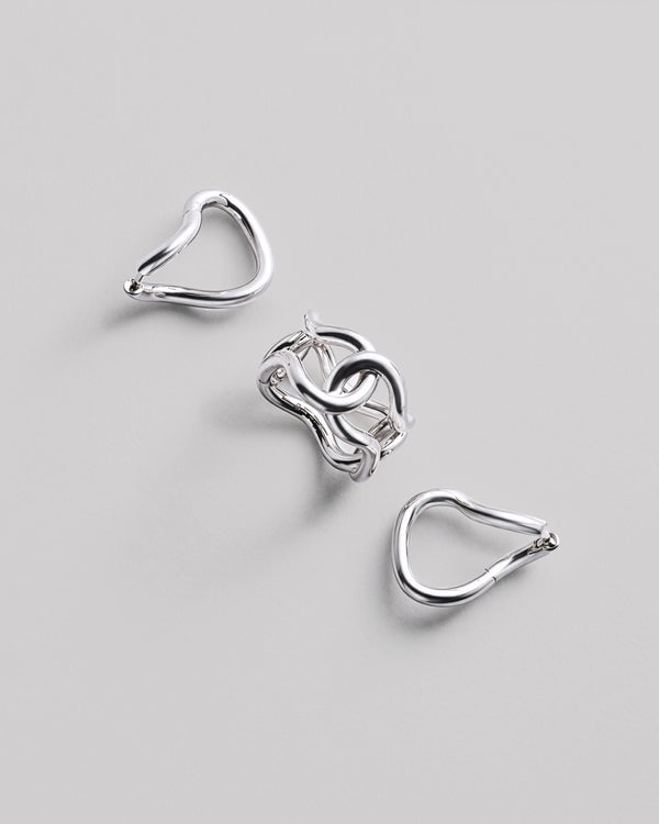 Boucles d'oreilles en argent SILHOUETTE