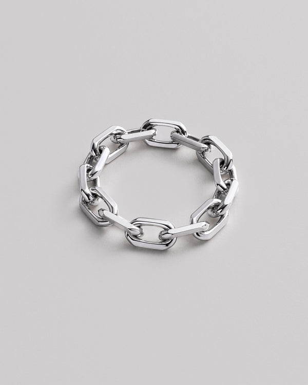 Bague en argent CHAÎNE