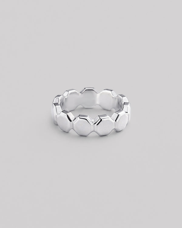 Silver ring TRAME