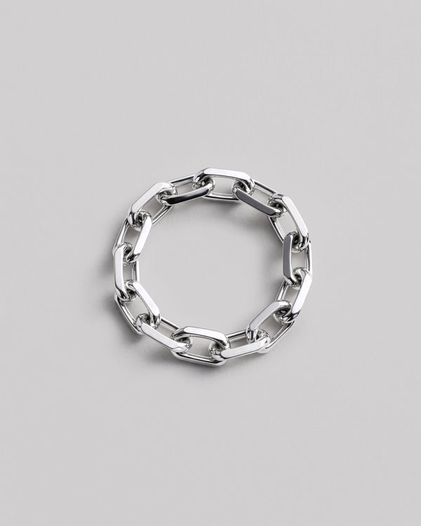 Bague en argent CHAÎNE