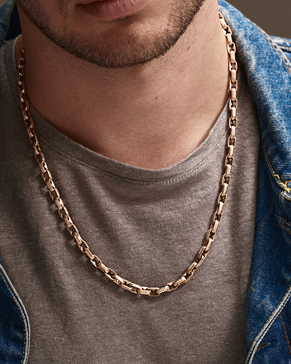 Řetízek TAPFER ze 14k růžového zlata