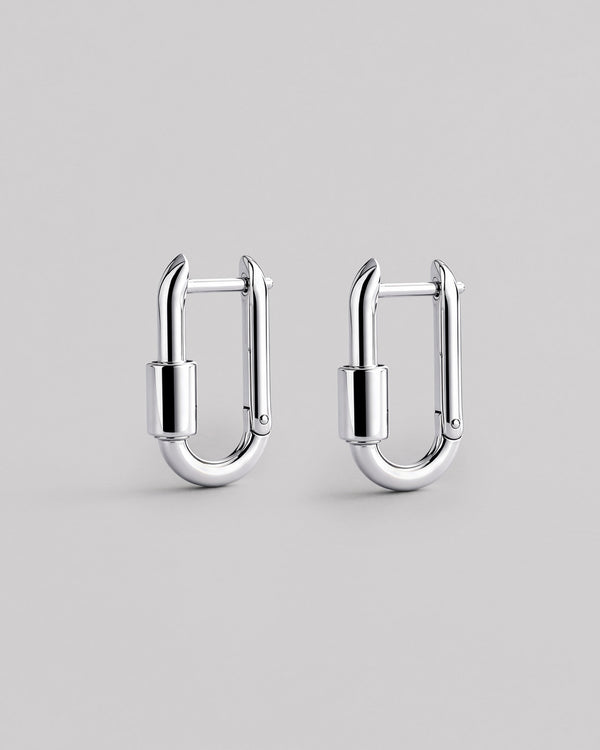 Silver earrings KARABIN
