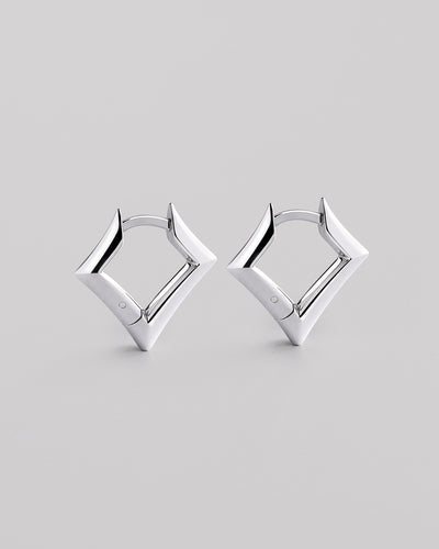 Silver earrings ÉCLAT