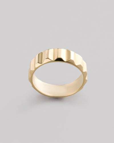 Ring FACCETTA (14k yellow gold)