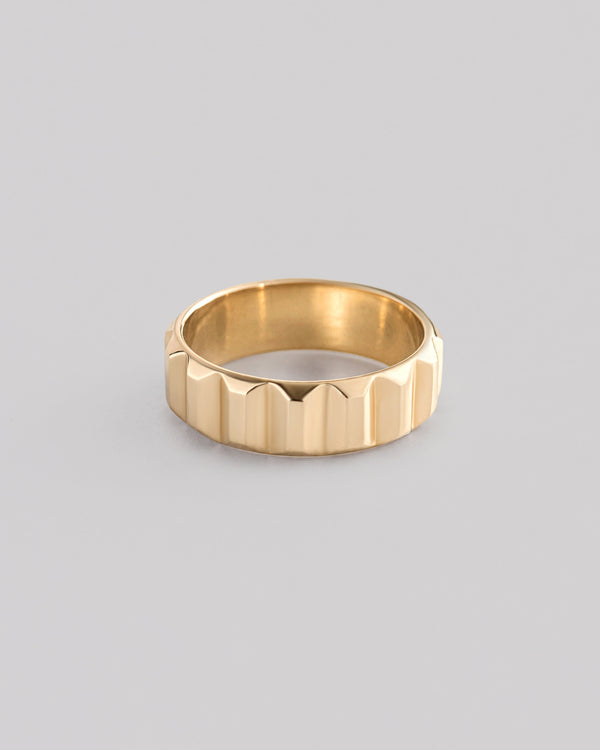Ring FACCETTA (14k yellow gold)