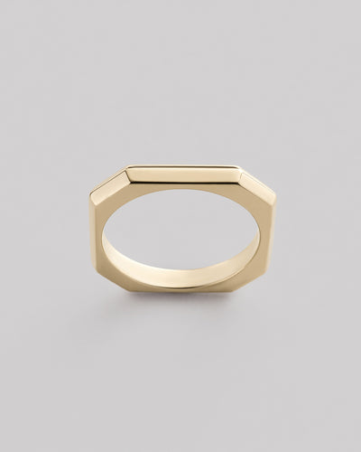 Ring CADRE (14k yellow gold)