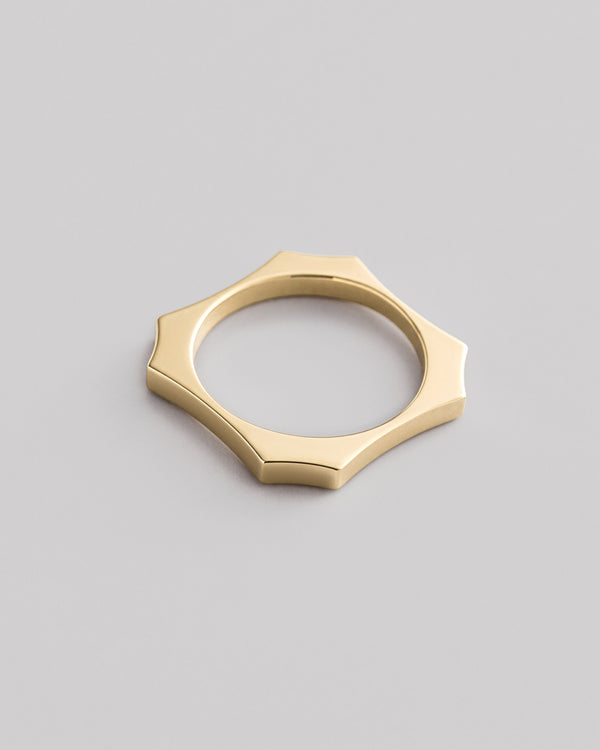 Ring RESOLVE (14k yellow gold)