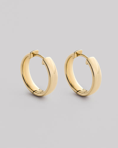 14k yellow gold earrings THE CLASSIC M