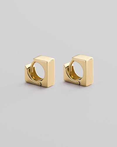 Earrings AUSTERE (14k yellow gold)