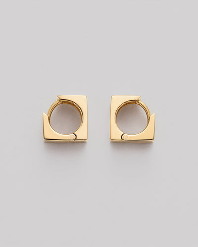 Earrings AUSTERE (14k yellow gold)