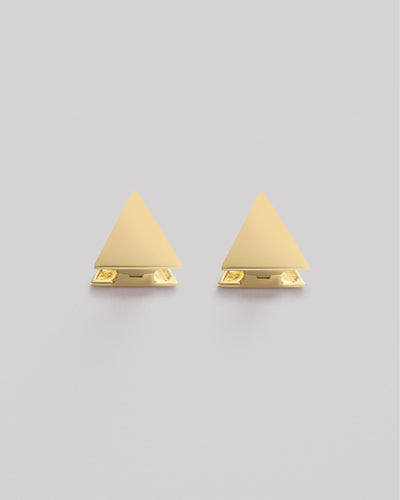 Náušnice TRIANGLE (14k žlté zlato)