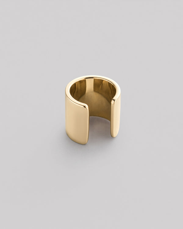 Single earring - cuff GLOSS (14k yellow gold)