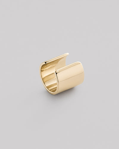Single earring - cuff GLOSS (14k yellow gold)