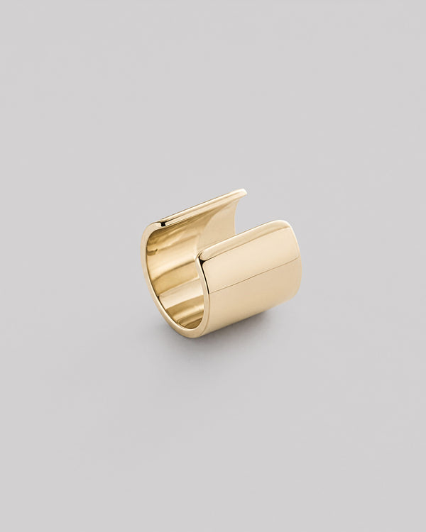Single earring - cuff GLOSS (14k yellow gold)