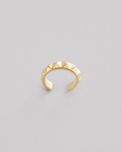 Single earring - cuff VETTA (14k yellow gold)