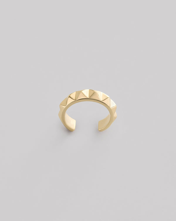 Single earring - cuff VETTA (14k yellow gold)