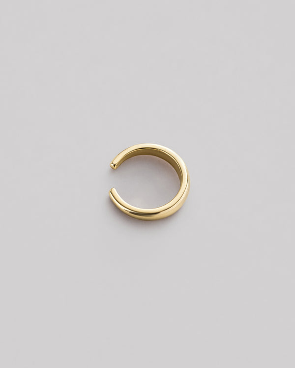 Single earring - cuff CALME (14k yellow gold)