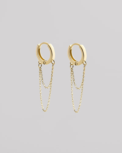 Earrings FLUSSO (14k yellow gold)