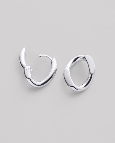 Orecchini in argento TWIN