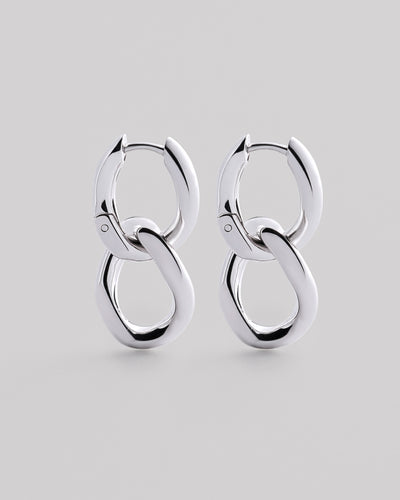 Orecchini in argento TWIN