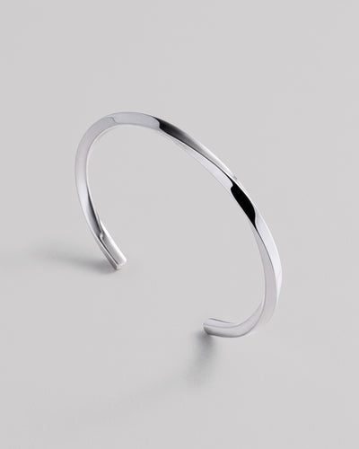 Silver bangle SPIN