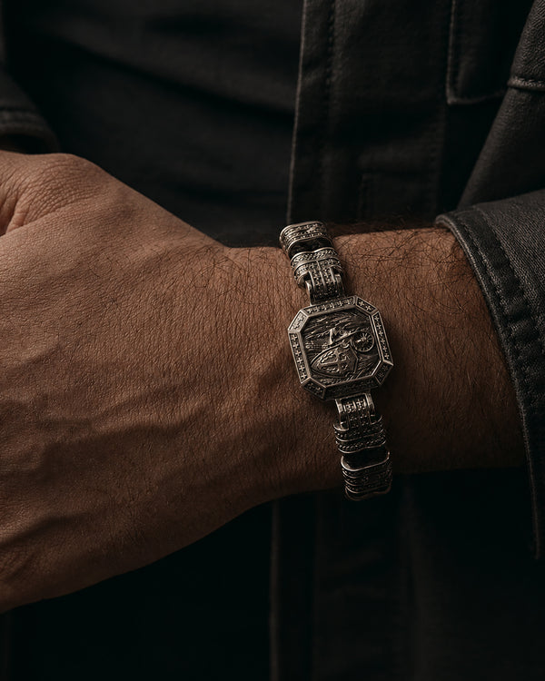 Silver bracelet SAINT MICHAEL
