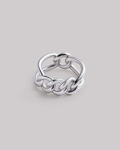 Anello in argento TESSUTO