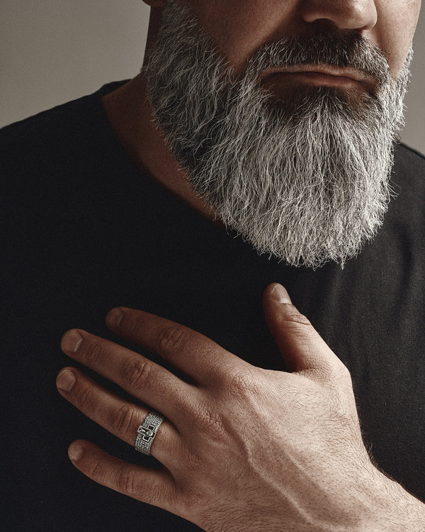 Anello in argento PREGHIERA ALL'AVE MARIA