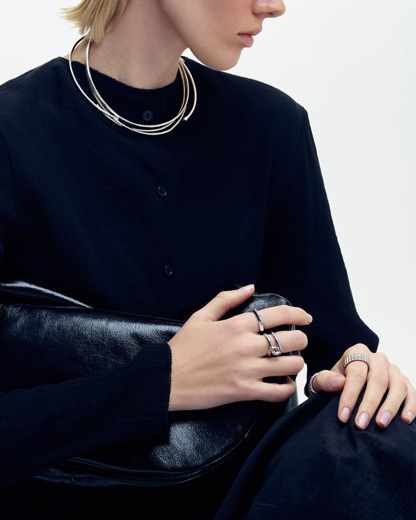 Bague en argent MERGE