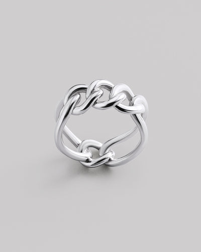 Anello in argento TESSUTO