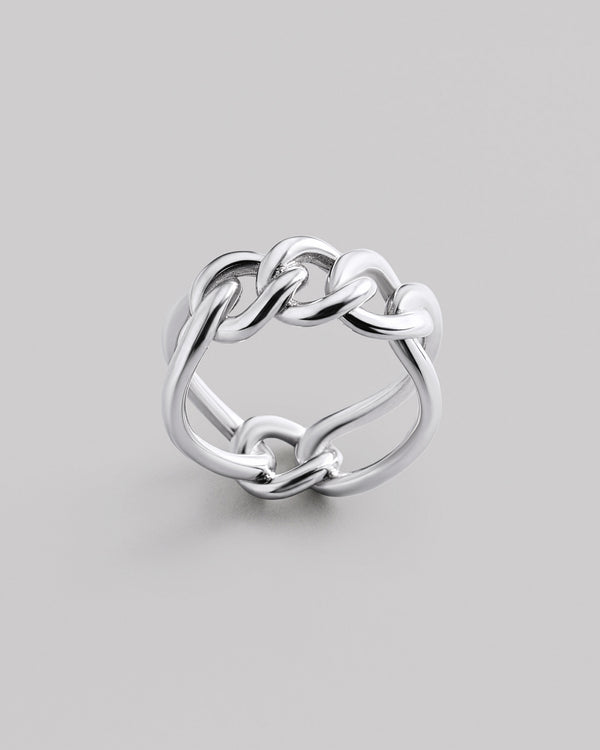 Bague en argent WEAVE