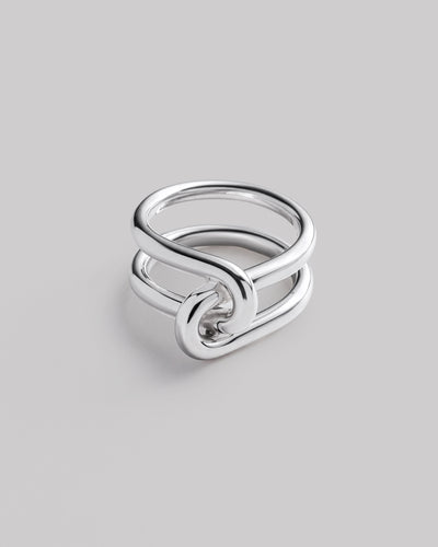 Anello in argento MERGE