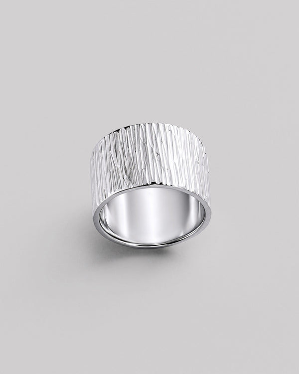Bague en argent TEXTURE