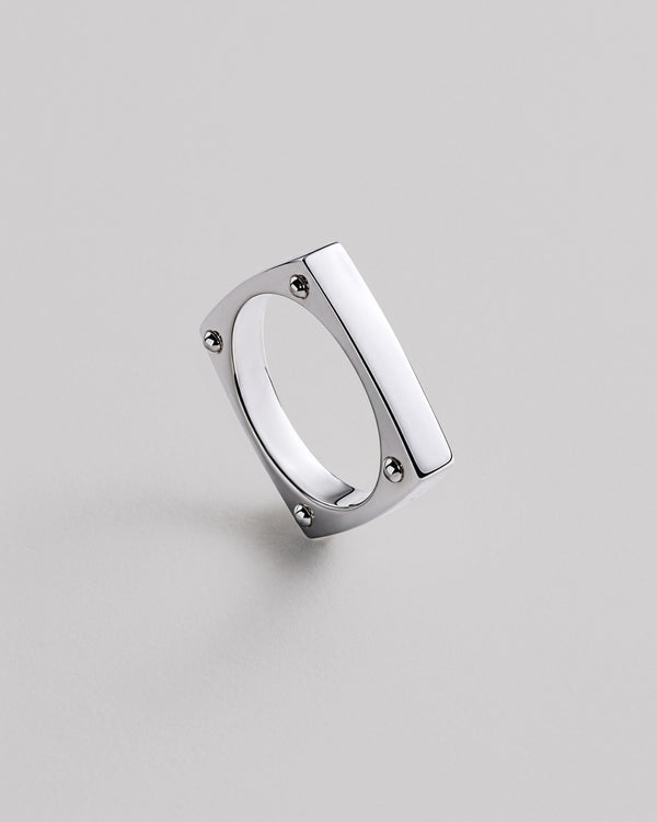 Bague en argent STATIQUE