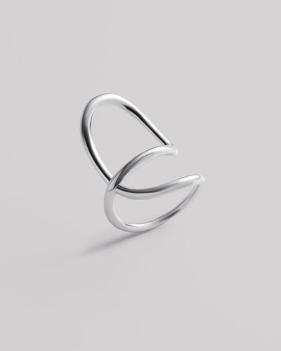 Silver ring CONTOUR