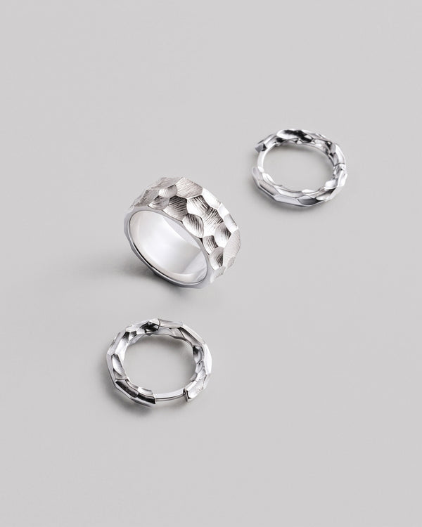 Bague en argent CRATÈRES