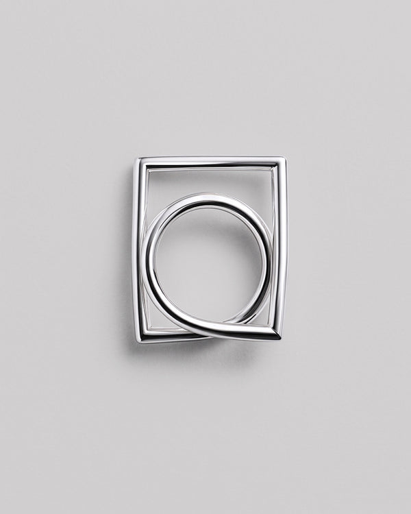 Bague en argent FRAME