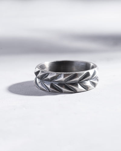 Anello in argento SPIGA DI GRANO