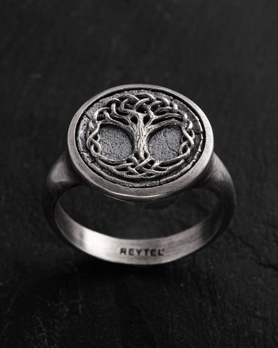 Anello in argento YGGDRASIL ALBERO DELLA VITA