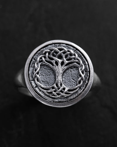 Anello in argento YGGDRASIL ALBERO DELLA VITA