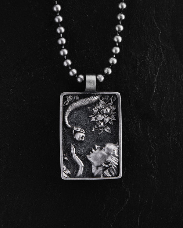 Silver pendant TEMPTATIO