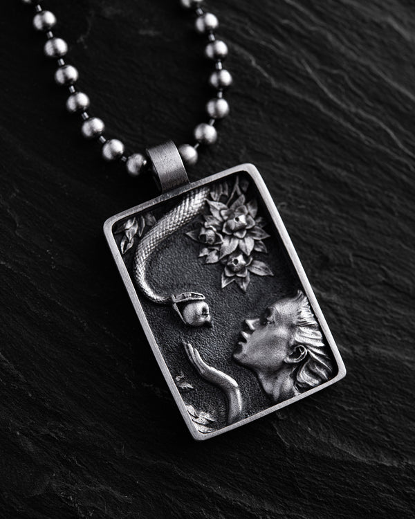 Silver pendant TEMPTATIO