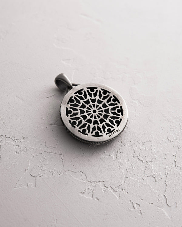 Silver pendant Zodiac sign - LIBRA. MEMENTO MORI (weight)